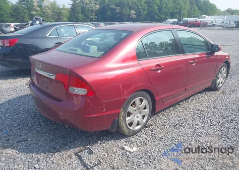 2011 Honda Civic Lx из США, поврежденный, VIN 2HGFA1F54BH528852